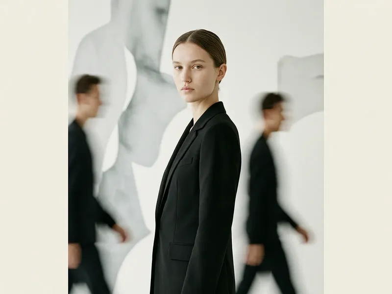 Alpine motion-blur magazine pictorial