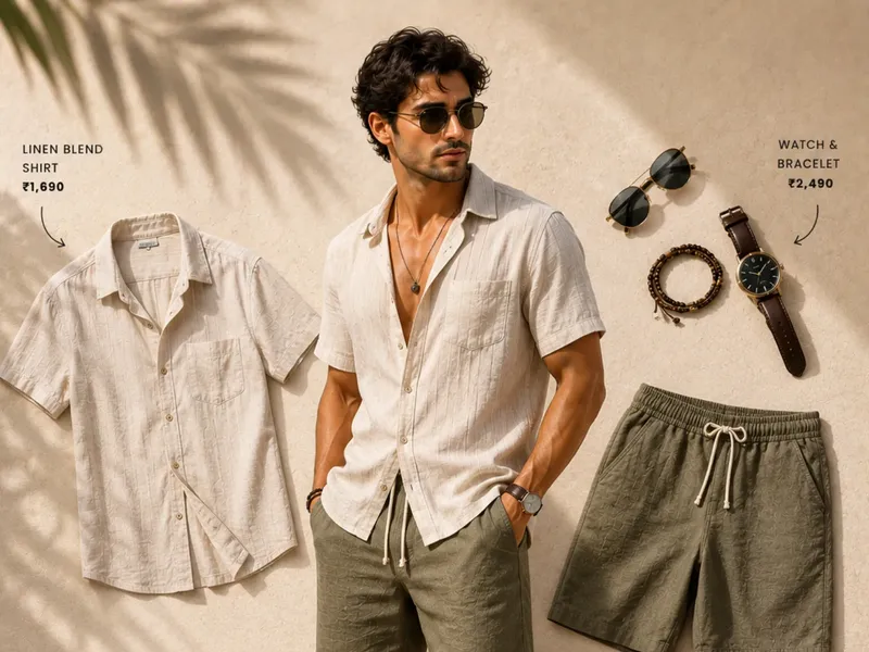 Apple-inspired luxury fashion campaign