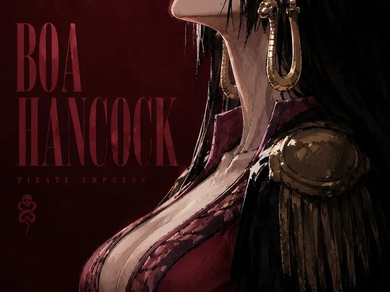 Boa Hancock One Piece thick-paint