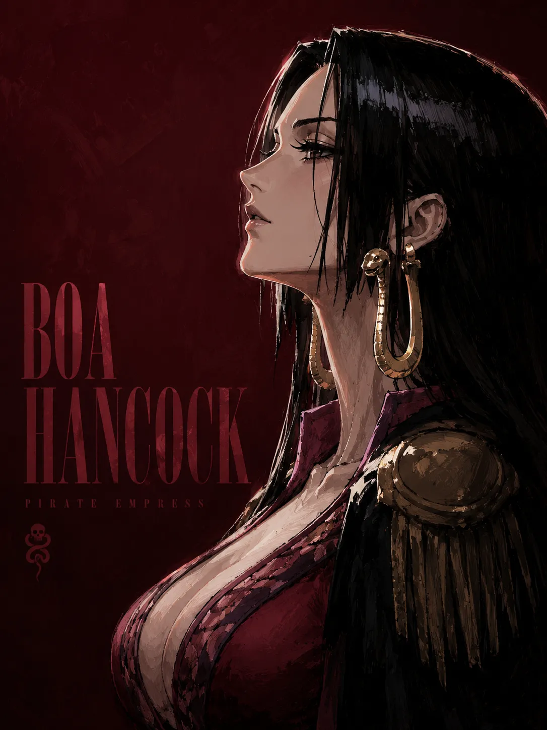 Boa Hancock One Piece thick-paint