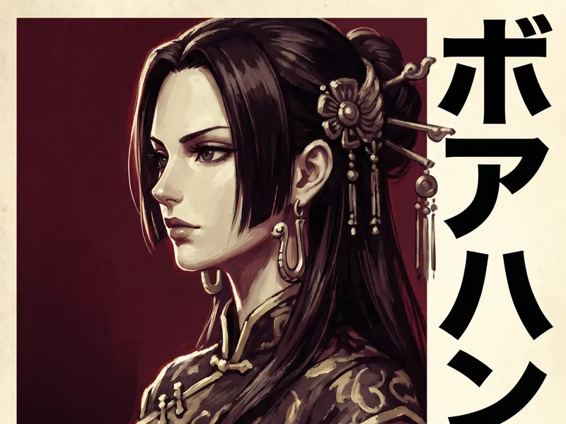 Boa Hancock One Piece thick-paint