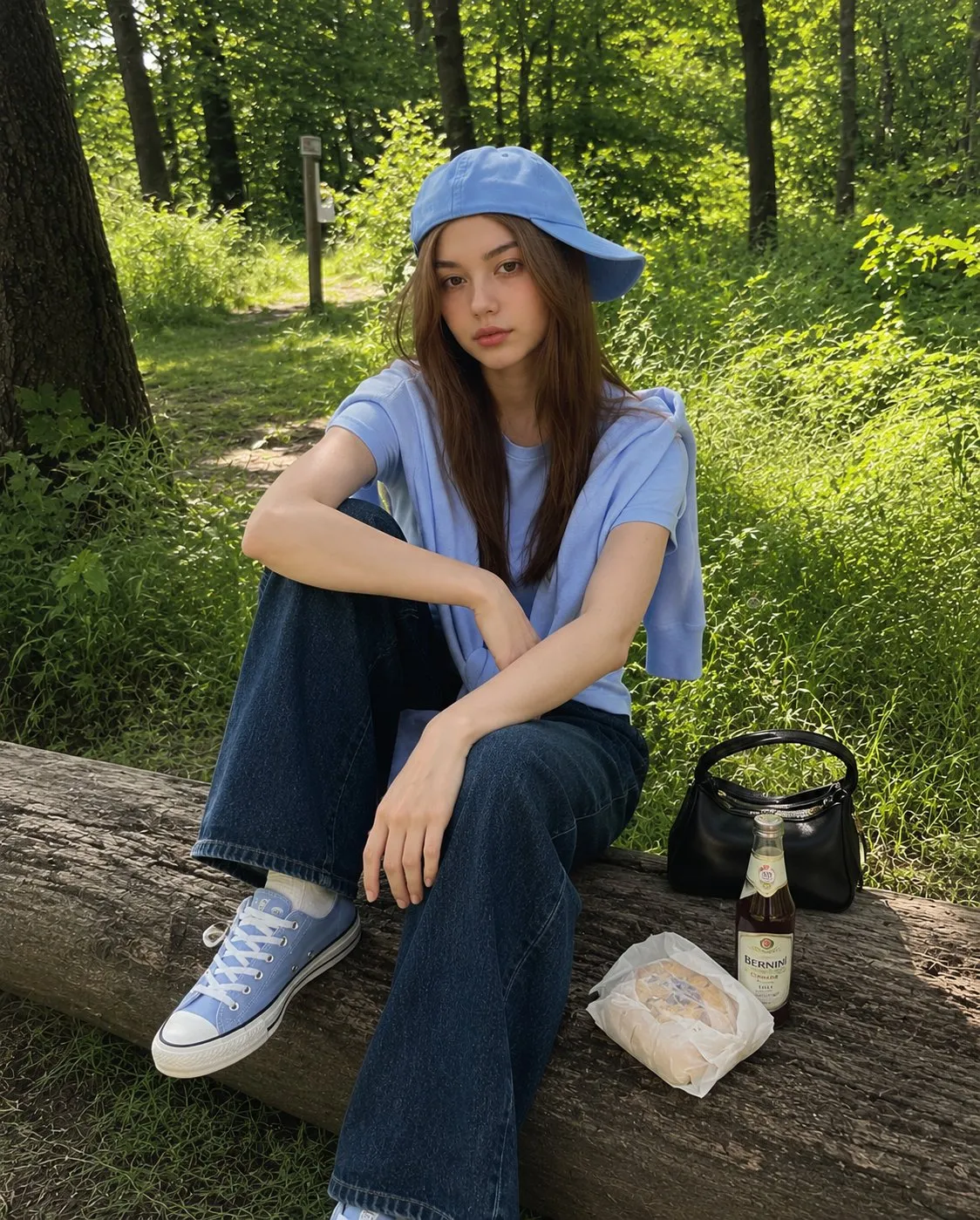 Korean forest log Y2K summer
