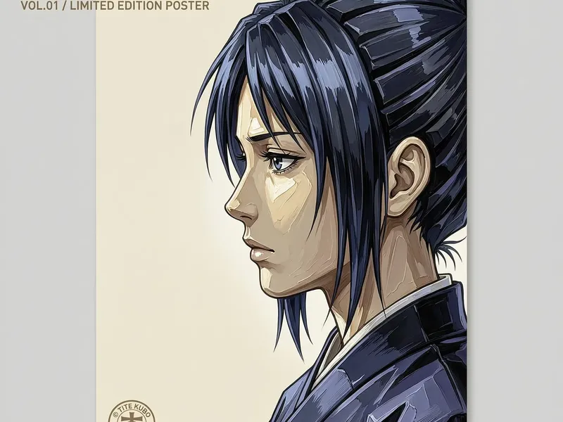Kuchiki Rukia Bleach thick-paint