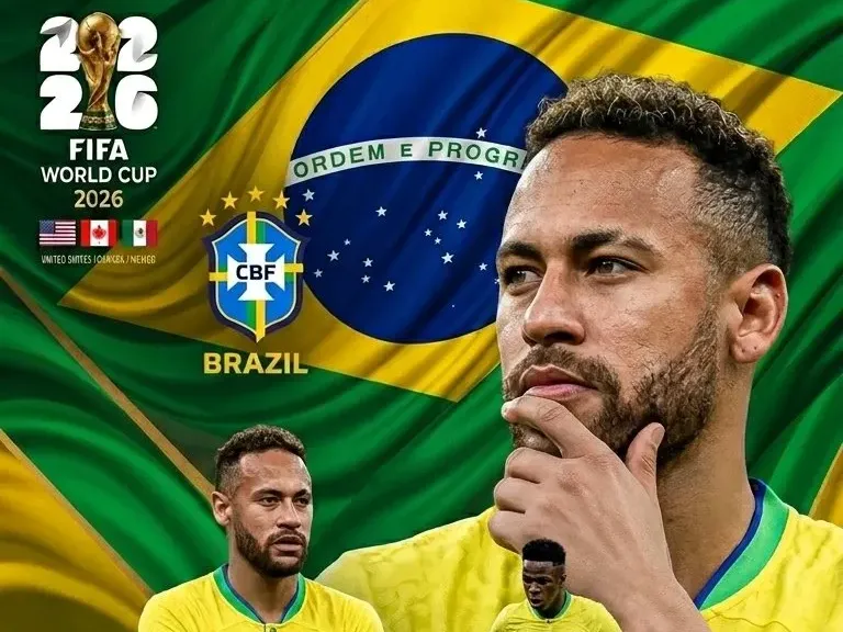 ملصق نيمار البرازيل لكأس العالم 2026