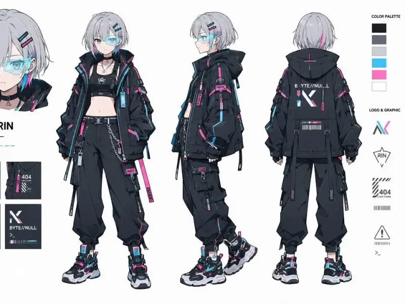 Cyberpunk anime girl