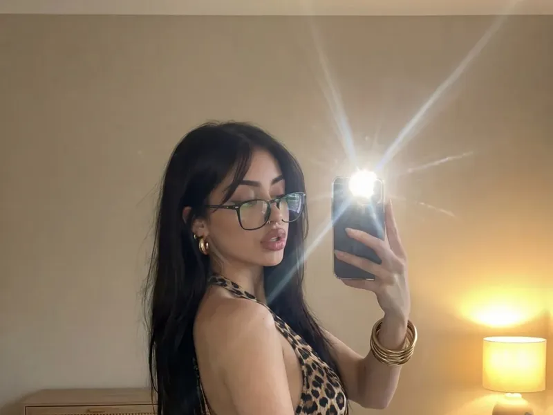 Leopard backless dress editorial