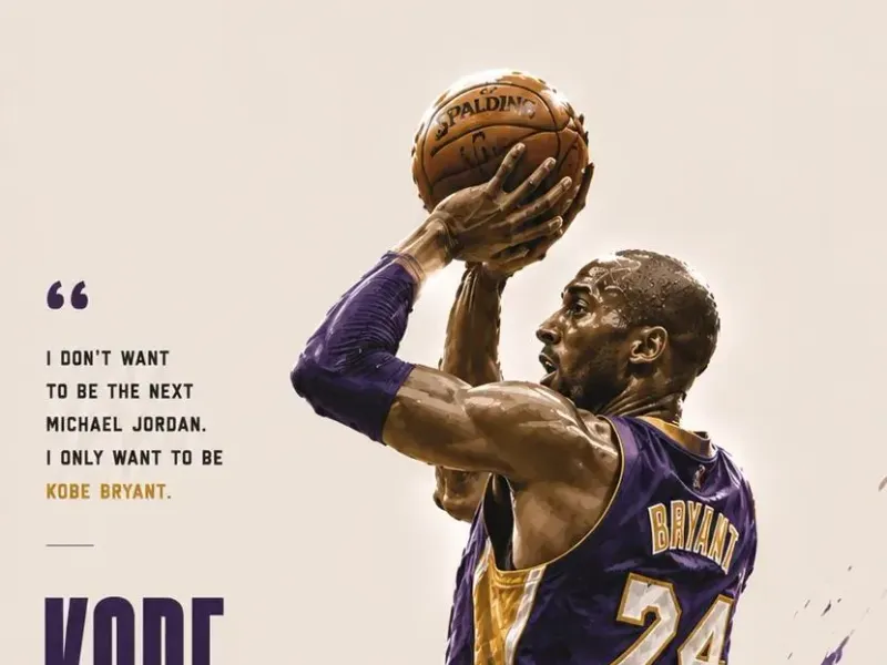 NBA legend cinematic action poster